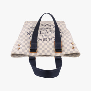 Pre-owned Louis Vuitton Plein Soleil Cabas PM AZUR Damier Canvas N41179 handbag | stylenewstar