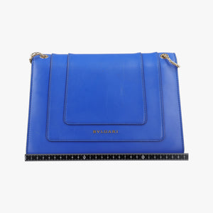 Secondhand Bvlgari SERPENTI FOREVER Blue leather shoulderbag | stylenewstar