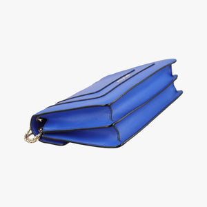 Secondhand Bvlgari SERPENTI FOREVER Blue leather shoulderbag | stylenewstar