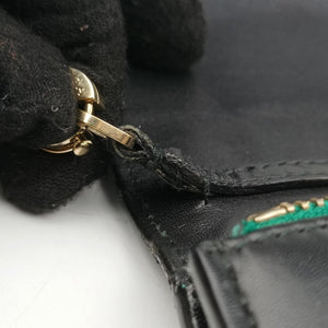 Pre-owned Bvlgari SERPENTI FOREVER Black Leather shoulderbag | stylenewstar