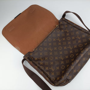Secondhand Louis Vuitton Messenger MM brown Monogram canvas M97038 shoulderbag | stylenewstar