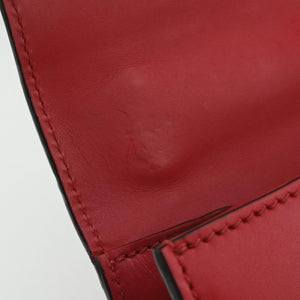 Pre-owned Gucci Sylvie Red×navy Leather 431666 shoulderbag | stylenewstar