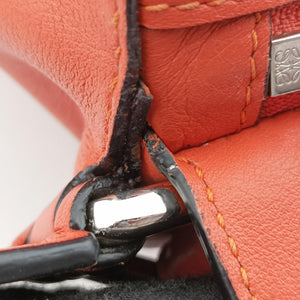 Pre-owned Loewe Puzzle Bag Medium Orange Leather shoulderbag | stylenewstar
