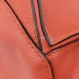 Pre-owned Loewe Puzzle Bag Medium Orange Leather shoulderbag | stylenewstar