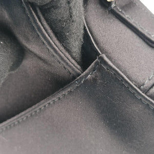 Secondhand Christian Dior Saddle bag Black Silk handbag | stylenewstar