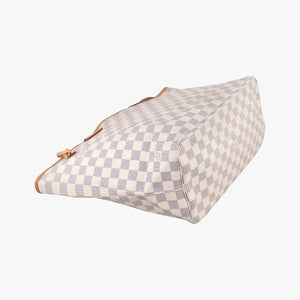 Pre-owned Louis Vuitton Neverfull MM Azur Damier Canvas N51107 handbag | stylenewstar