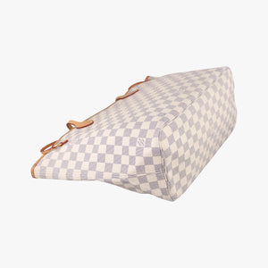 Pre-owned Louis Vuitton Neverfull MM Azur Damier Canvas N51107 handbag | stylenewstar