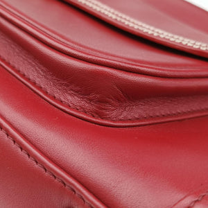 Secondhand Christian Dior D charm Red Leather handbag | stylenewstar
