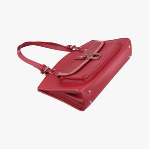 Secondhand Christian Dior D charm Red Leather handbag | stylenewstar