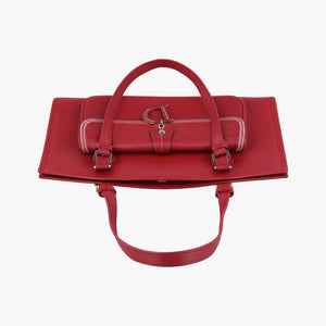 Secondhand Christian Dior D charm Red Leather handbag | stylenewstar