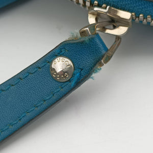 Pre-owned Gucci Microguccissima Blue Leather 449663 handbag | stylenewstar