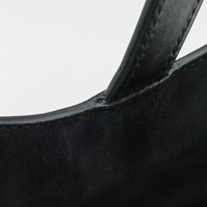 Pre-owned Christian Dior saddle Black leather bum bag/waist bag | stylenewstar