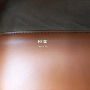 Pre-owned Fendi Sunshine Brown Leather 8BH372 handbag | stylenewstar