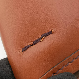 Pre-owned Fendi Sunshine Brown Leather 8BH372 handbag | stylenewstar