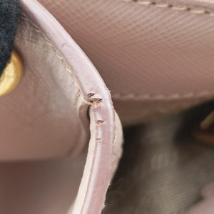 Pre-owned Prada Galleria Pink SAFFIANO Leather BN2274 handbag | stylenewstar