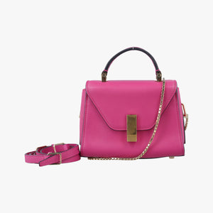 Pre-owned Valextra Iside Rose Leather shoulderbag | stylenewstar
