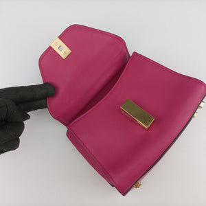 Pre-owned Valextra Iside Rose Leather shoulderbag | stylenewstar