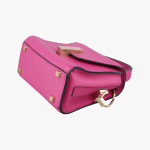 Pre-owned Valextra Iside Rose Leather shoulderbag | stylenewstar