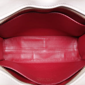 Secondhand Prada lip print Esplanade Red×white Leather 1BH043 shoulderbag | stylenewstar