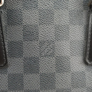 Pre-owned Louis Vuitton Porte Documents Jour Noir Damier Graphite N48224 handbag | stylenewstar