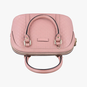 Pre-owned Gucci Microguccissima Pink Leather 449654 shoulderbag | stylenewstar