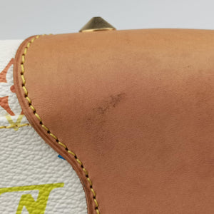 Pre-owned Louis Vuitton JUDY MM white Monogram Multicolor M40255 shoulderbag | stylenewstar