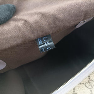 Vintage Gucci GG plus Spring Joy GG Supreme beige×purple PVC coated canvas×patent 193603 handbag | stylenewstar