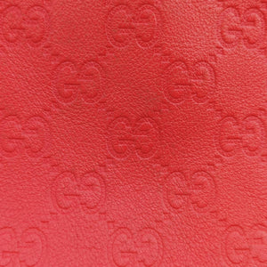 Pre-owned Gucci guccissima Red Leather 265696 handbag | stylenewstar