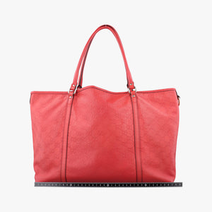 Pre-owned Gucci guccissima Red Leather 265696 handbag | stylenewstar
