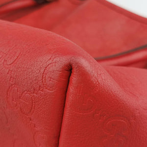 Pre-owned Gucci guccissima Red Leather 265696 handbag | stylenewstar