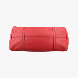 Pre-owned Gucci guccissima Red Leather 265696 handbag | stylenewstar