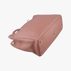 Pre-owned Christian Dior Diorissimo Brown Leather shoulderbag | stylenewstar