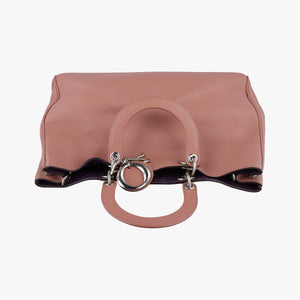 Pre-owned Christian Dior Diorissimo Brown Leather shoulderbag | stylenewstar