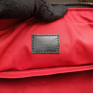 Pre-owned Louis Vuitton Utility Business Black Damier Graphite N40278 shoulderbag | stylenewstar