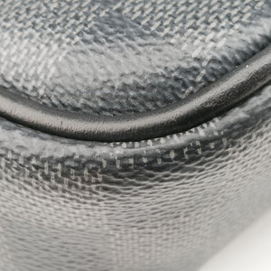 Pre-owned Louis Vuitton Utility Business Black Damier Graphite N40278 shoulderbag | stylenewstar