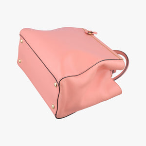 Pre-owned Fendi Petite 2 JOURS Pink Leather 8BH253 shoulderbag | stylenewstar