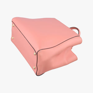 Pre-owned Fendi Petite 2 JOURS Pink Leather 8BH253 shoulderbag | stylenewstar