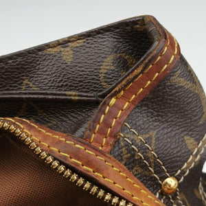 Secondhand Louis Vuitton Monogram Rivet Brown Monogram Canvas M40140 shoulderbag | stylenewstar