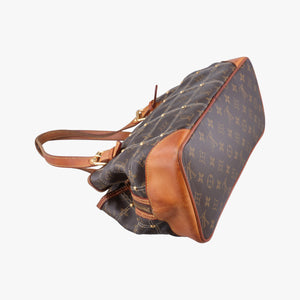 Secondhand Louis Vuitton Monogram Rivet Brown Monogram Canvas M40140 shoulderbag | stylenewstar