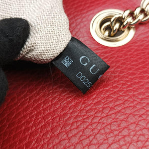 Secondhand Gucci Interlocking G Red Leather 510303 shoulderbag | stylenewstar