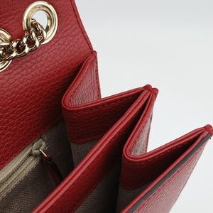 Secondhand Gucci Interlocking G Red Leather 510303 shoulderbag | stylenewstar