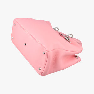 Pre-owned Christian Dior Diorissimo Pink Leather shoulderbag | stylenewstar