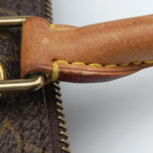 Pre-owned Louis Vuitton Speedy 25 BROWN Monogram Canvas M41528 handbag | stylenewstar