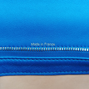 Secondhand Delvaux Tan pete Blue Leather shoulderbag | stylenewstar
