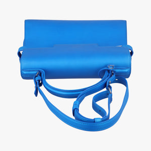 Secondhand Delvaux Tan pete Blue Leather shoulderbag | stylenewstar
