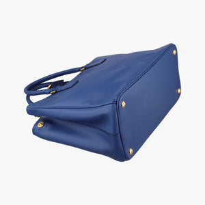Pre-owned Prada Galleria Blue SAFFIANO Leather BN2274 shoulderbag | stylenewstar