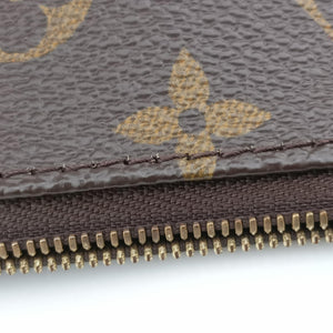 Secondhand Louis Vuitton MULTI POCHETTE ACCESSOIRES MARRON×ROSE CLAIRE Monogram Canvas M44840 shoulderbag | stylenewstar