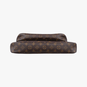Secondhand Louis Vuitton MULTI POCHETTE ACCESSOIRES MARRON×ROSE CLAIRE Monogram Canvas M44840 shoulderbag | stylenewstar