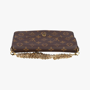 Vintage Louis Vuitton Pochette Felicie Brown Monogram Canvas M61276 shoulderbag | stylenewstar