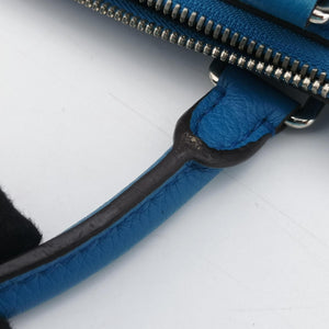 Vintage Louis Vuitton Armand Briefcase MM Blue Taurillon leather M52822 handbag | stylenewstar